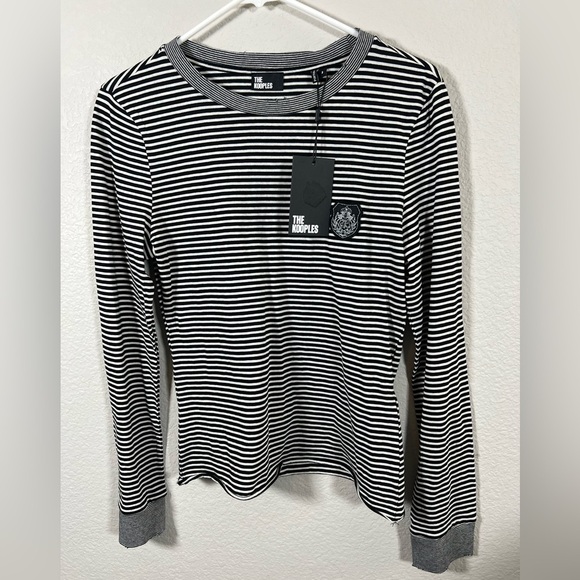 The Kooples Tops - NWT The Kooples Monochrome Striped Top Size 3 or Large